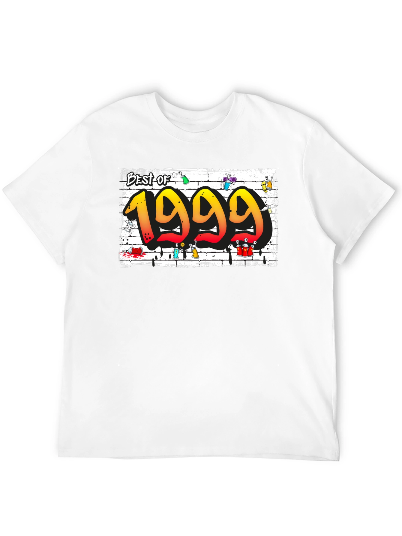 Black Best of 1999 Graphic Tee - Retro Style view 12