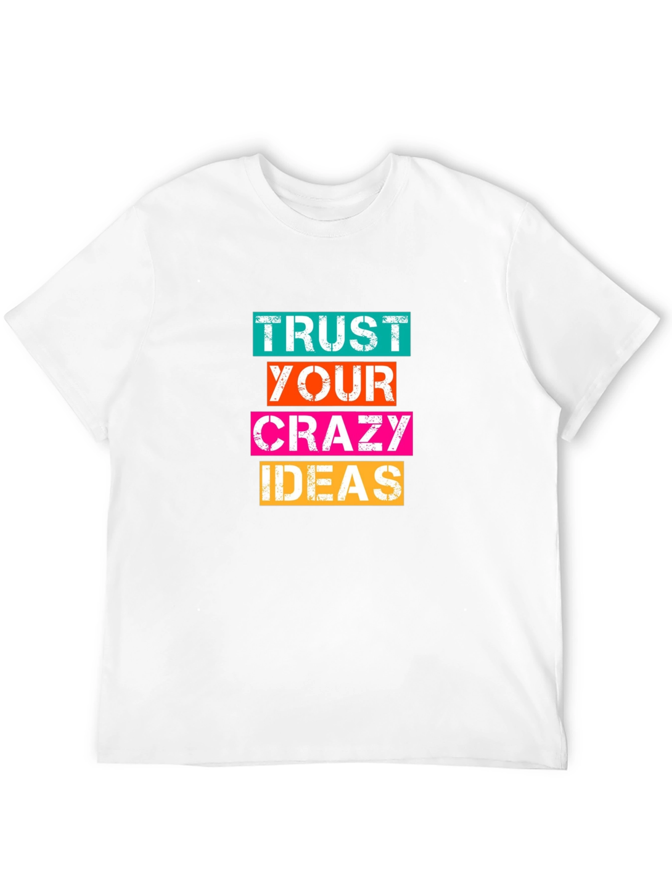 Black Trust Your Crazy Ideas Graphic Tee view 12