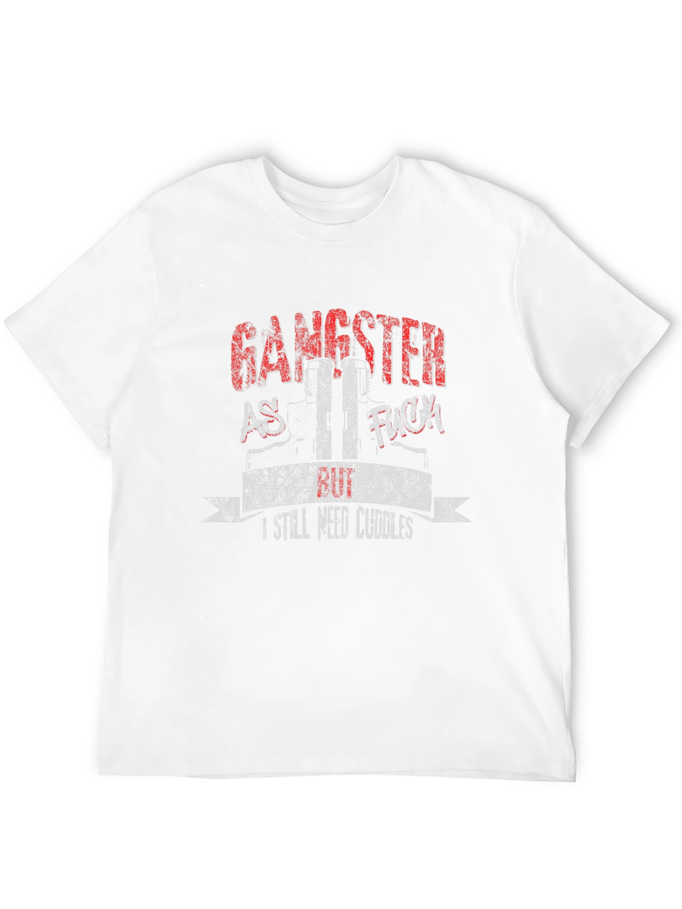 Black Gangster But Cuddles Men's T-Shirt view 12