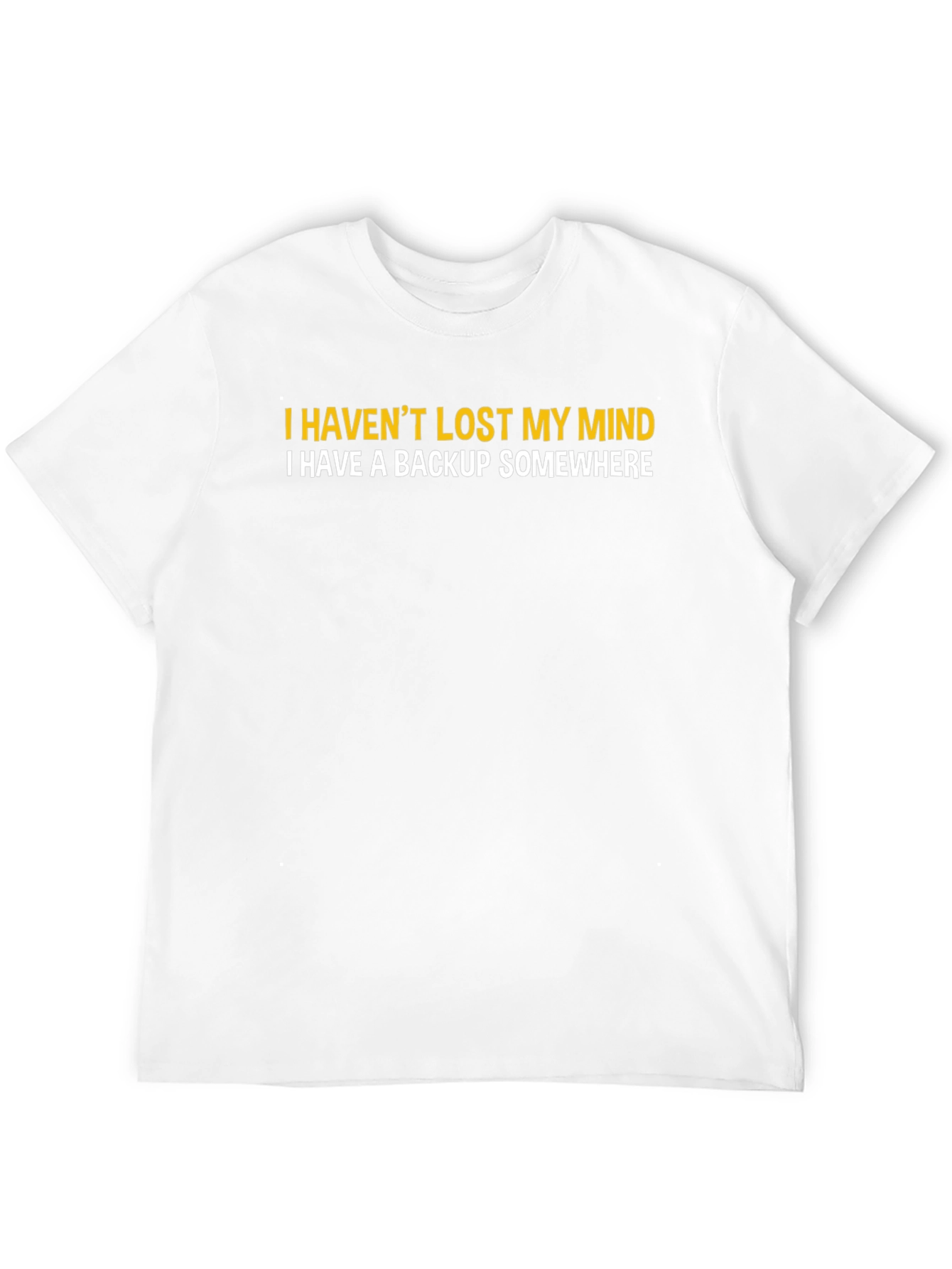 Black Funny Backup Mind T-Shirt view 12