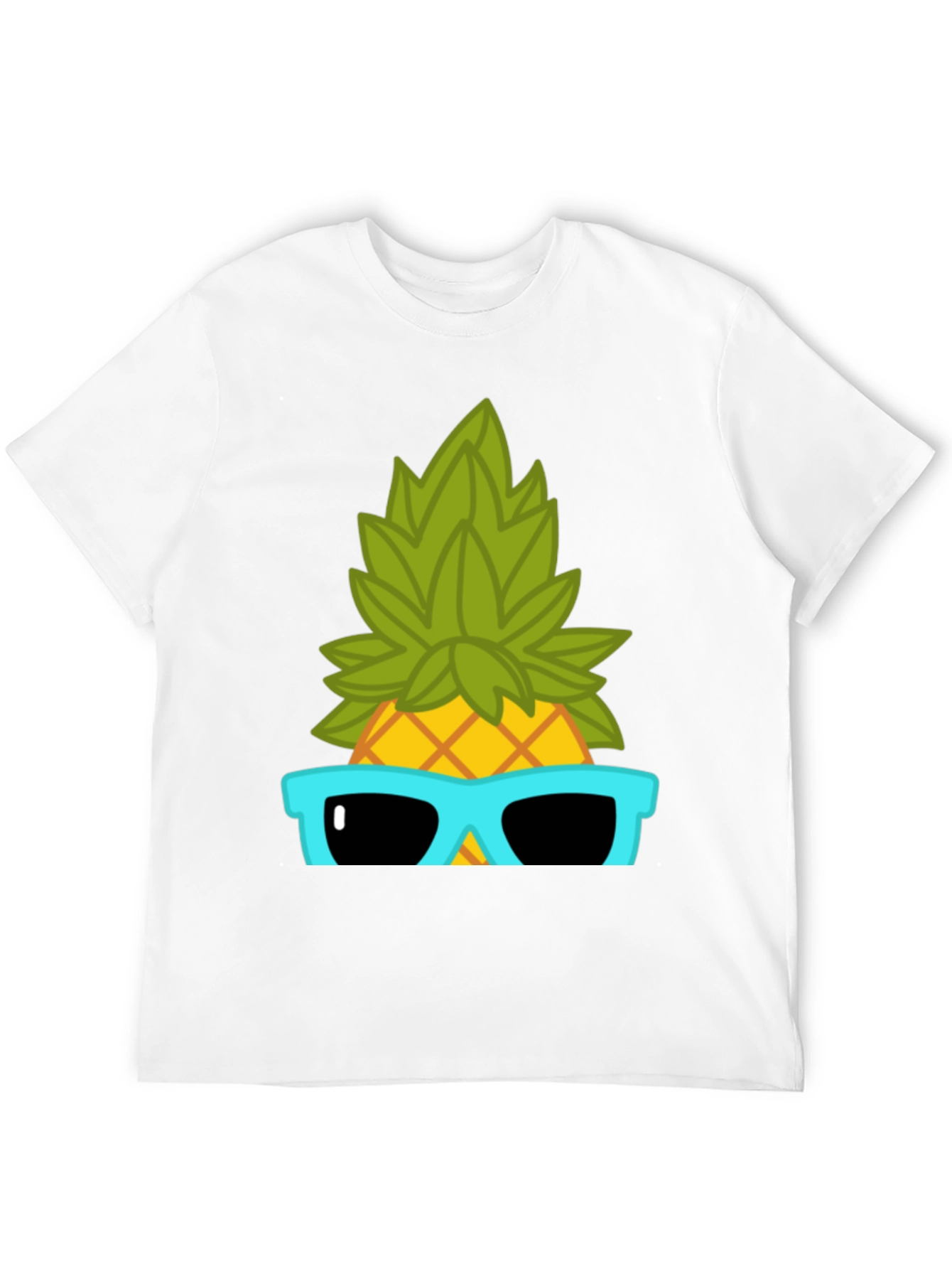 Black Cool Pineapple Graphic T-Shirt - Summer Vibes view 12