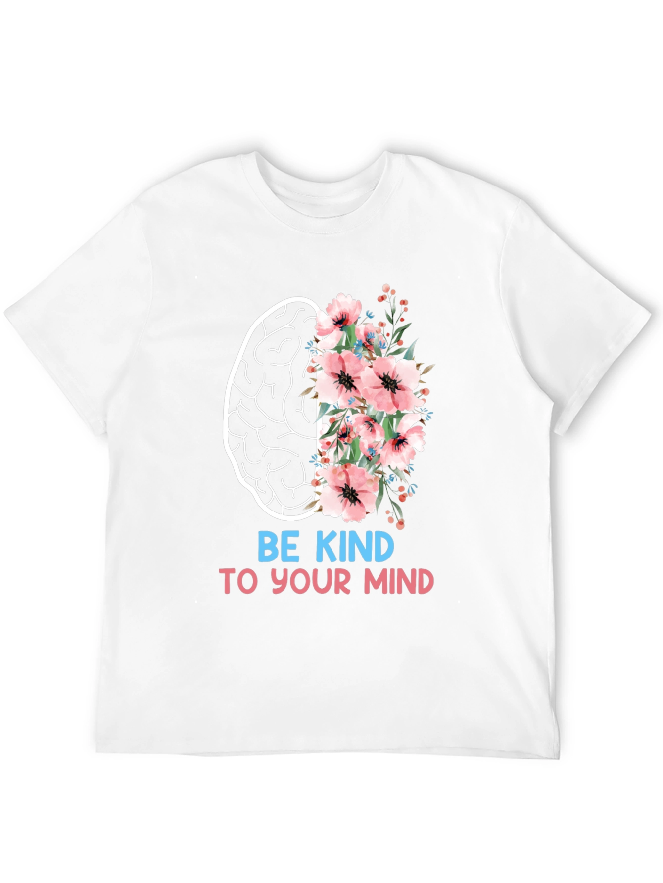 Black Be Kind To Your Mind Graphic Tee view 12