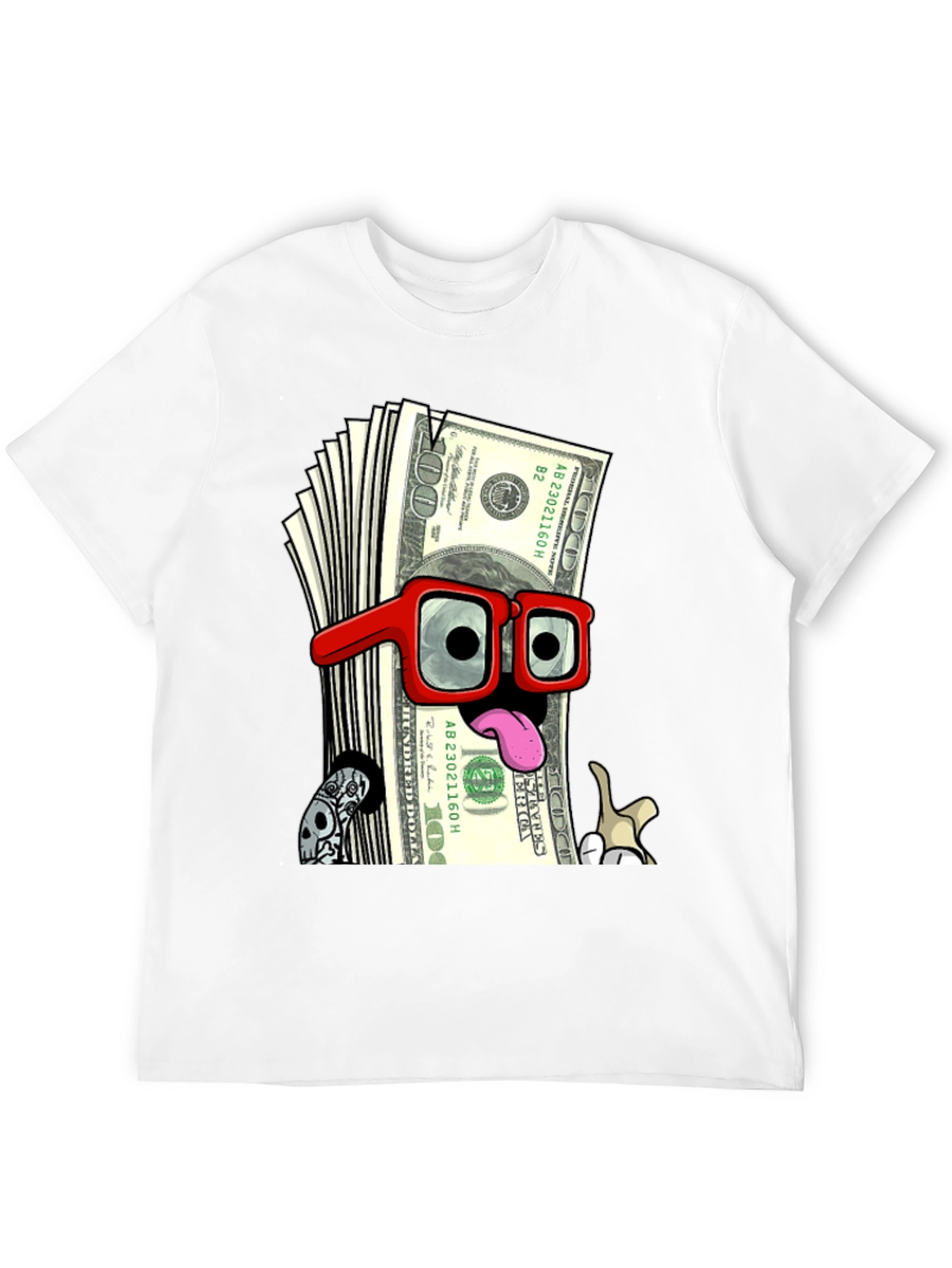 Black Money Man Graphic Tee view 12