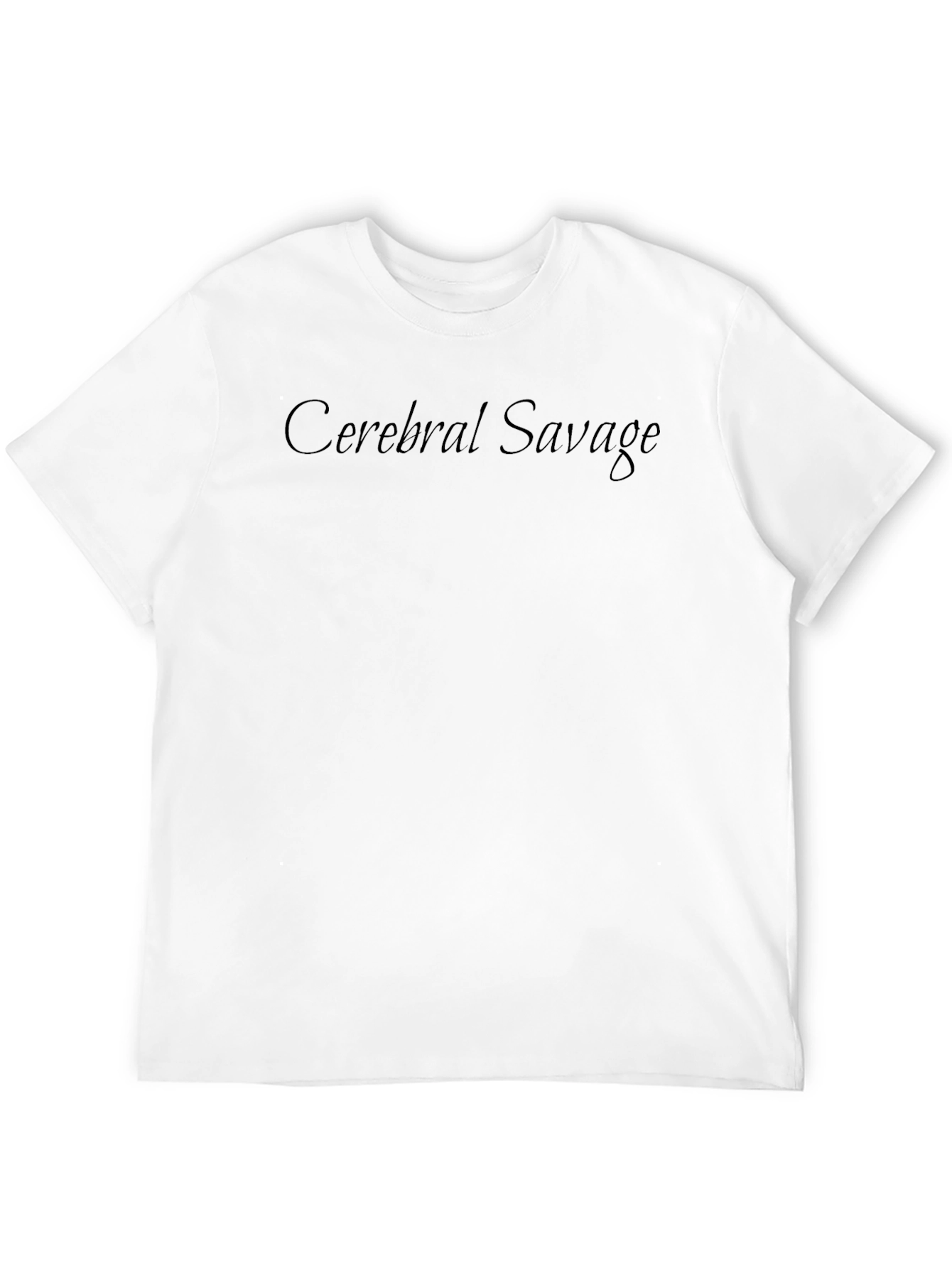 Black Cerebral Savage Black T-Shirt view 12