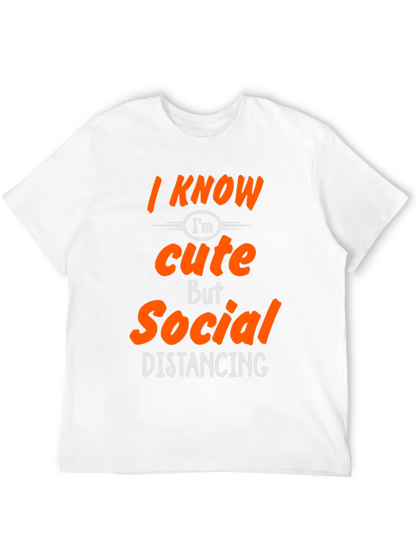 Black Funny Social Distancing Graphic Tee Shirt view 12