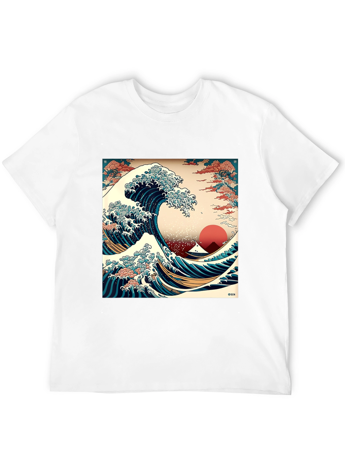Black Great Wave T-Shirt - Stylish Graphic Tee view 12