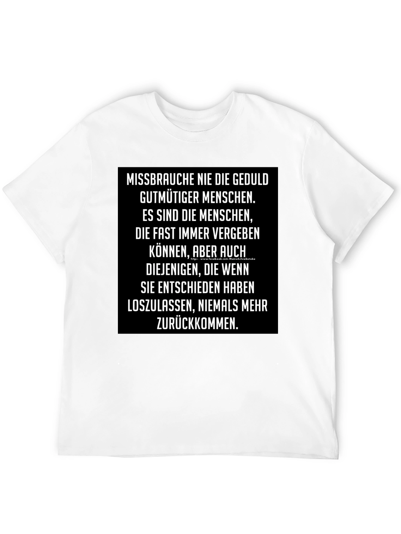 Black Men's Graphic T-Shirt - German Quote view 12