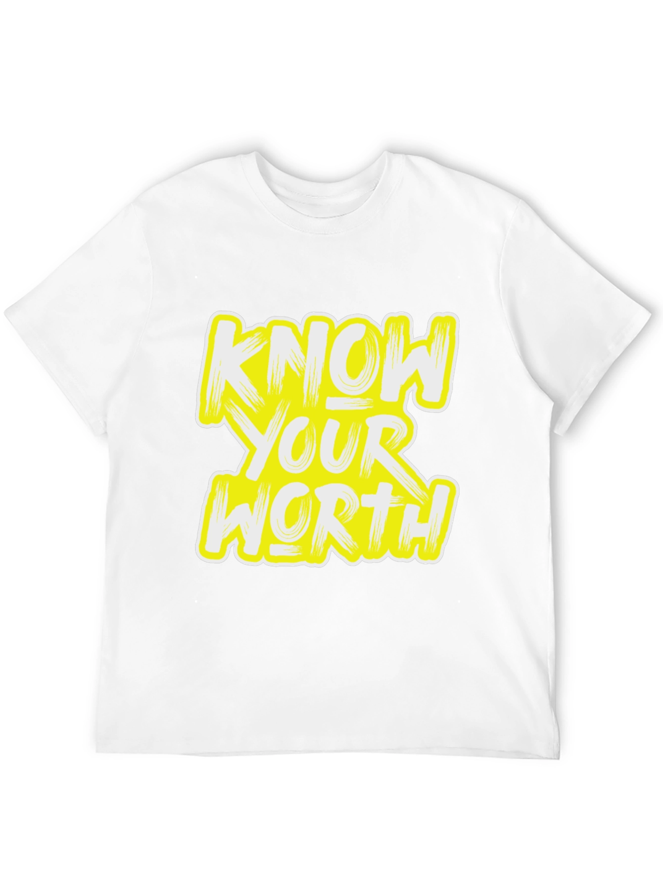 Black Know Your Worth Graphic T-Shirt - Black view 12