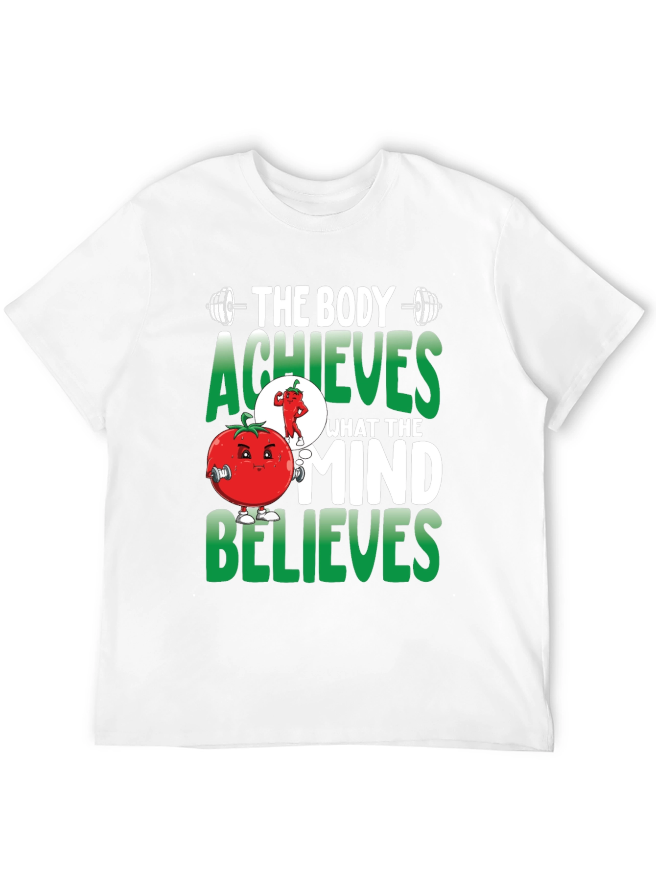 Black Body Achieves Mind Believes T-Shirt view 12