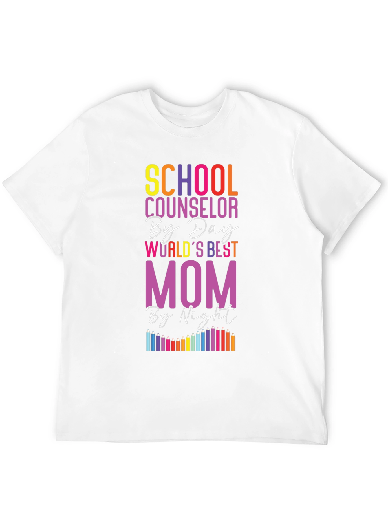 Black School Counselor Mom T-Shirt view 12