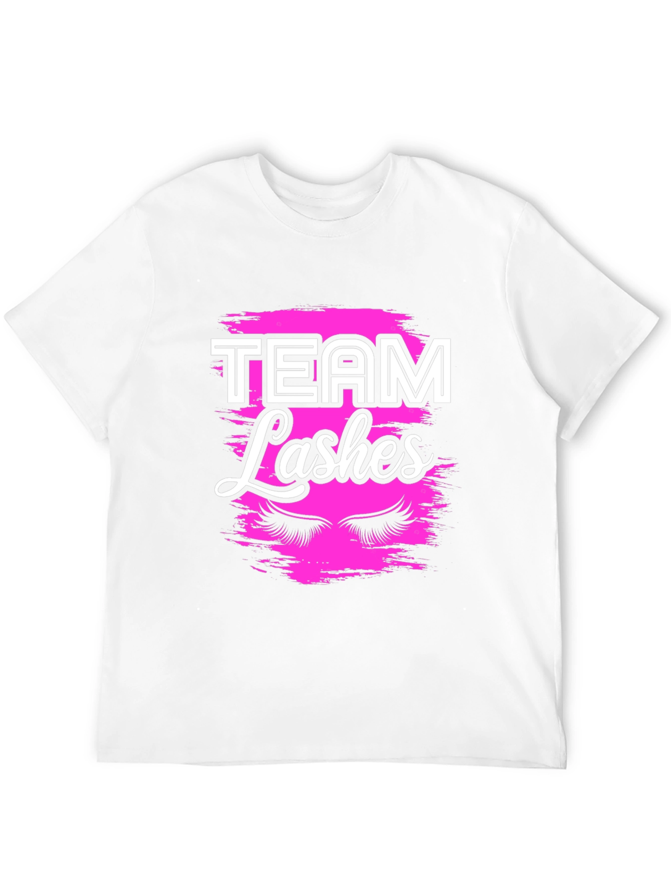 Black Team Lashes Graphic T-Shirt - Beauty Squad Tee view 12