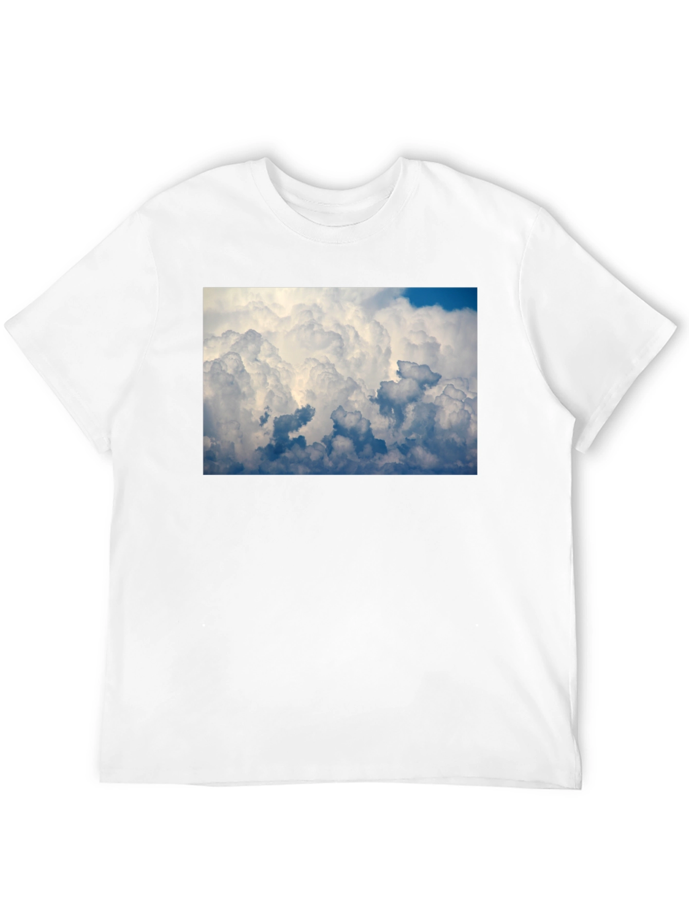 Black Cloudscape Graphic Tee - Men's Black T-Shirt view 12