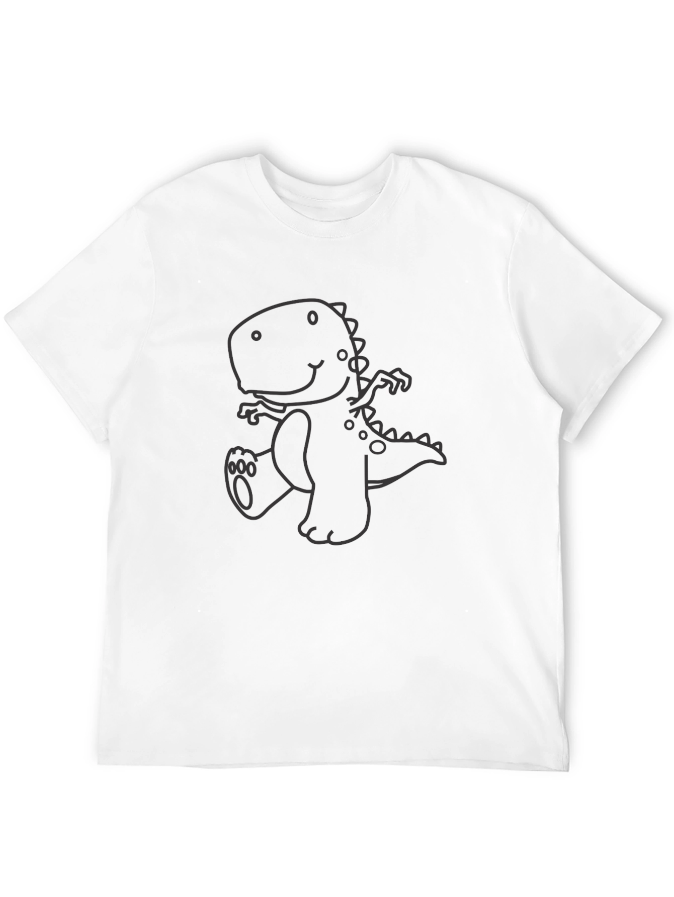 Black Dino Graphic Tee - Casual Comfort view 12