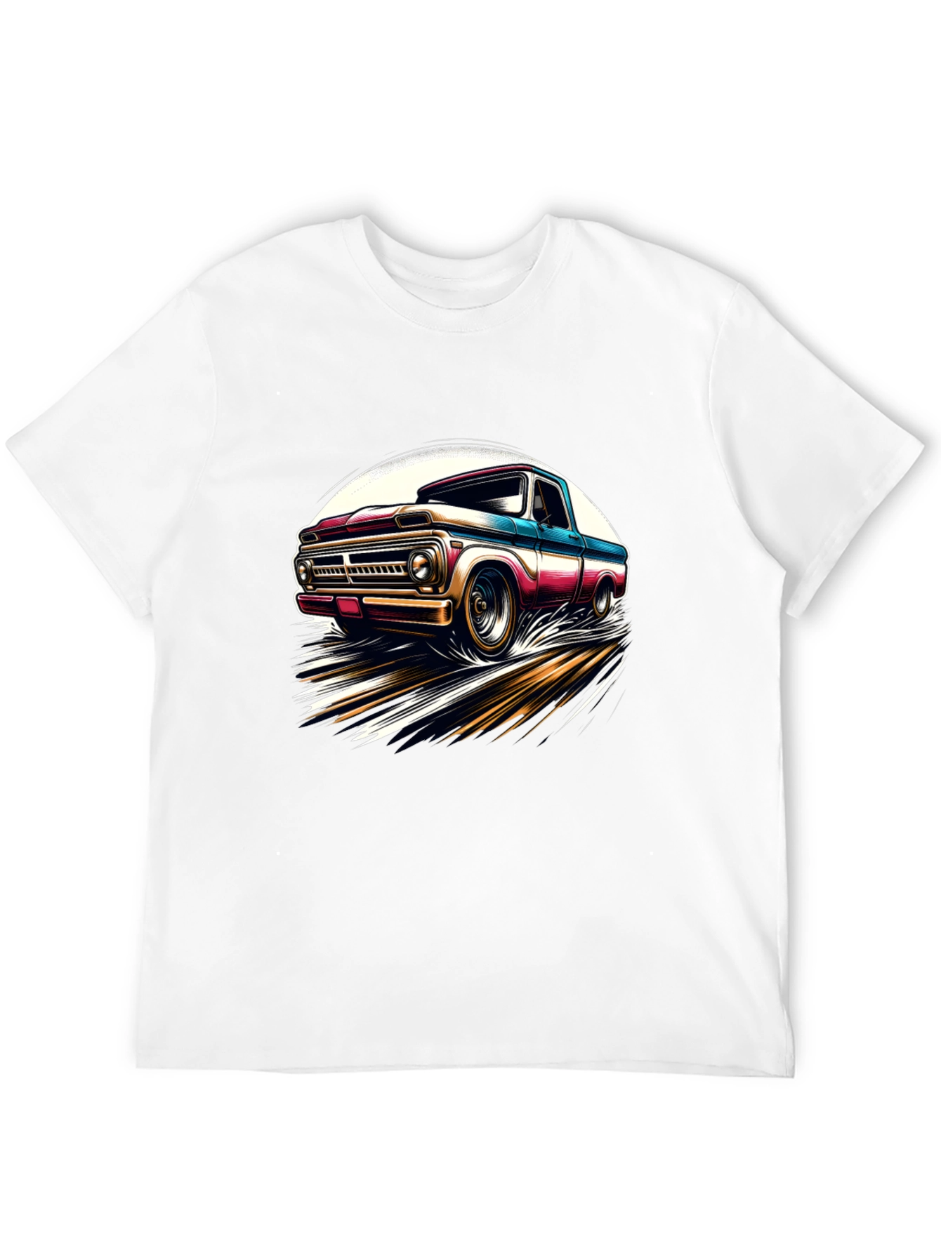 Black Vintage Truck Graphic Tee - Classic Cool Style view 12