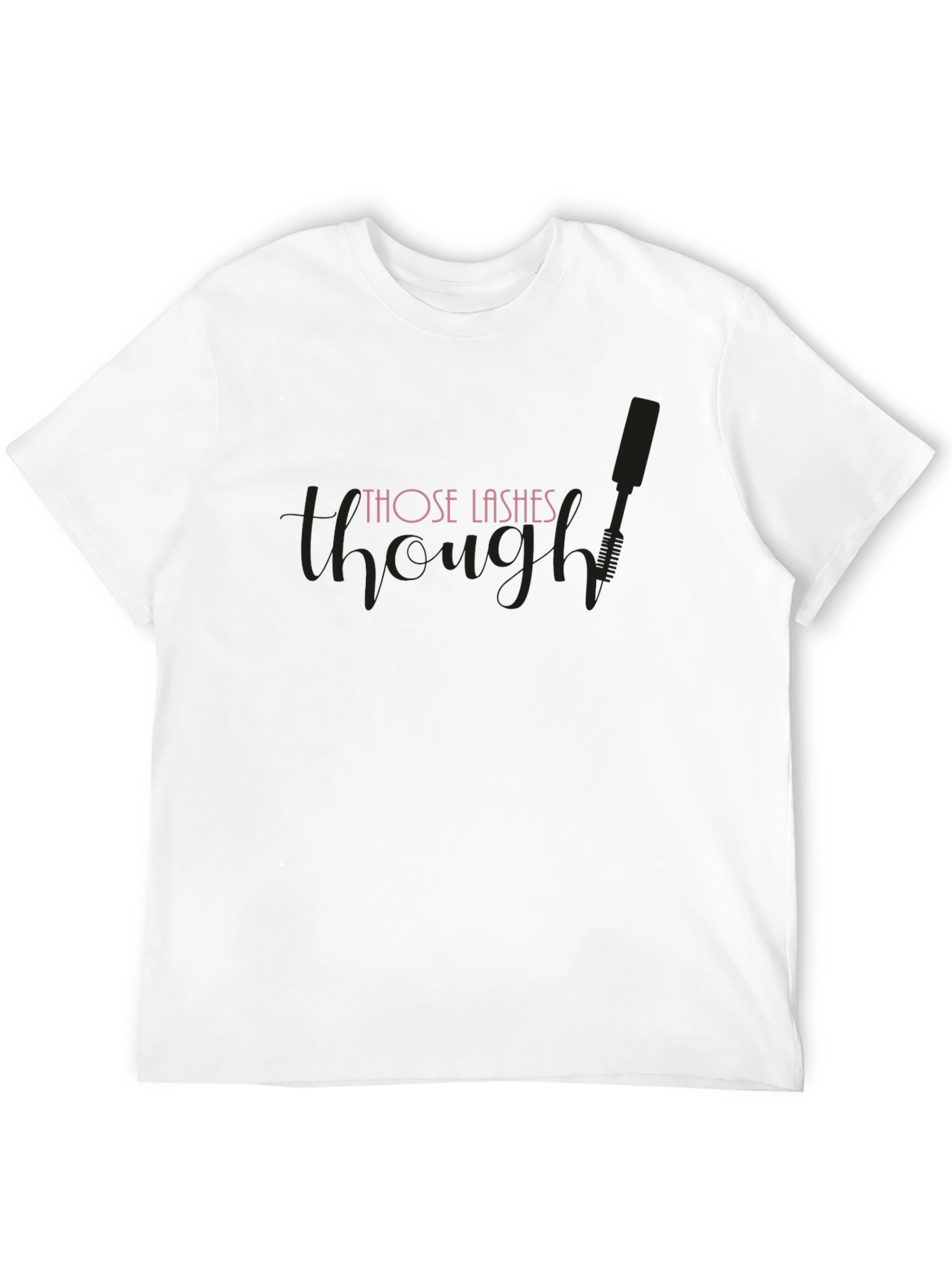 Black Those Lashes Though Graphic T-Shirt view 12