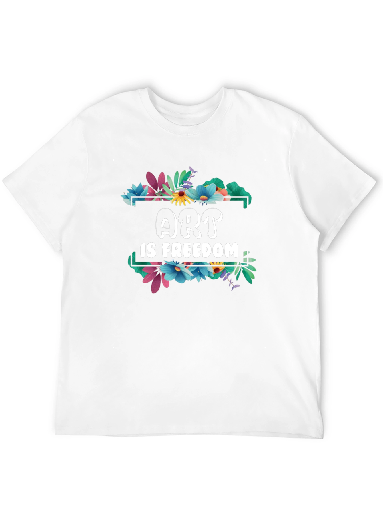 Black Art is Freedom Floral Graphic Tee view 12