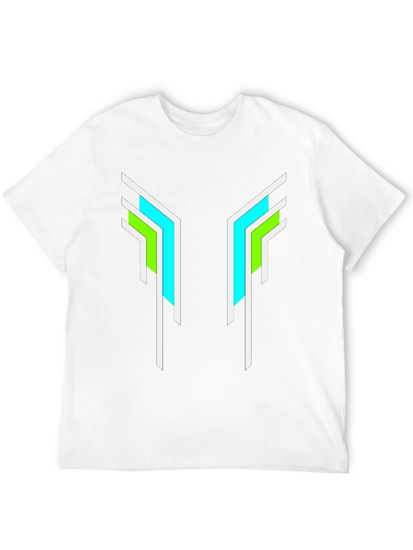 Black Modern Graphic Print Black T-Shirt view 12