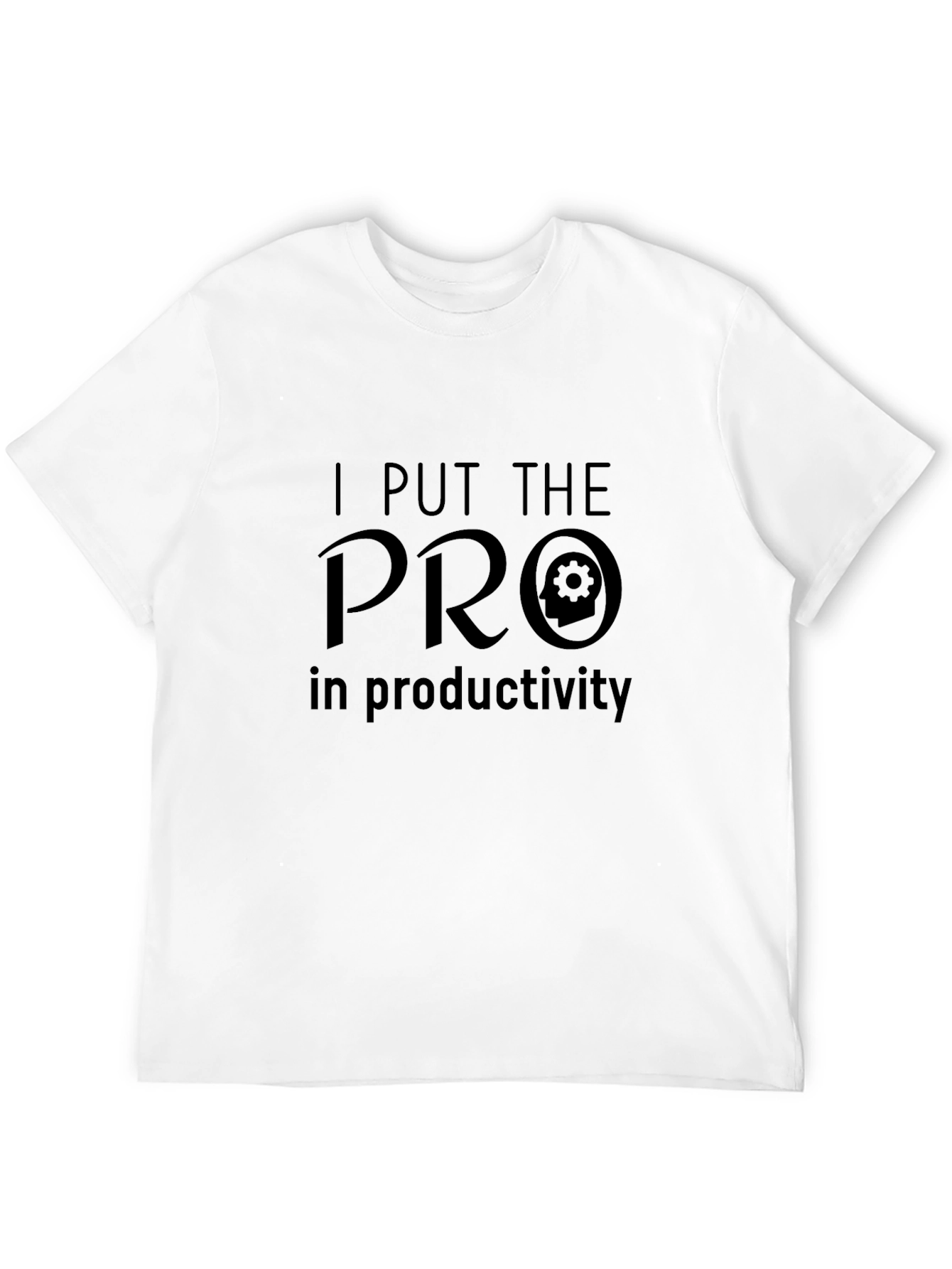 Black Productivity Pro Black T-Shirt view 12