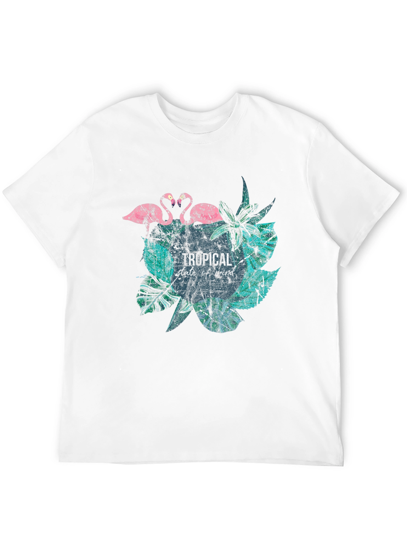 Black Tropical State of Mind Graphic Tee view 12