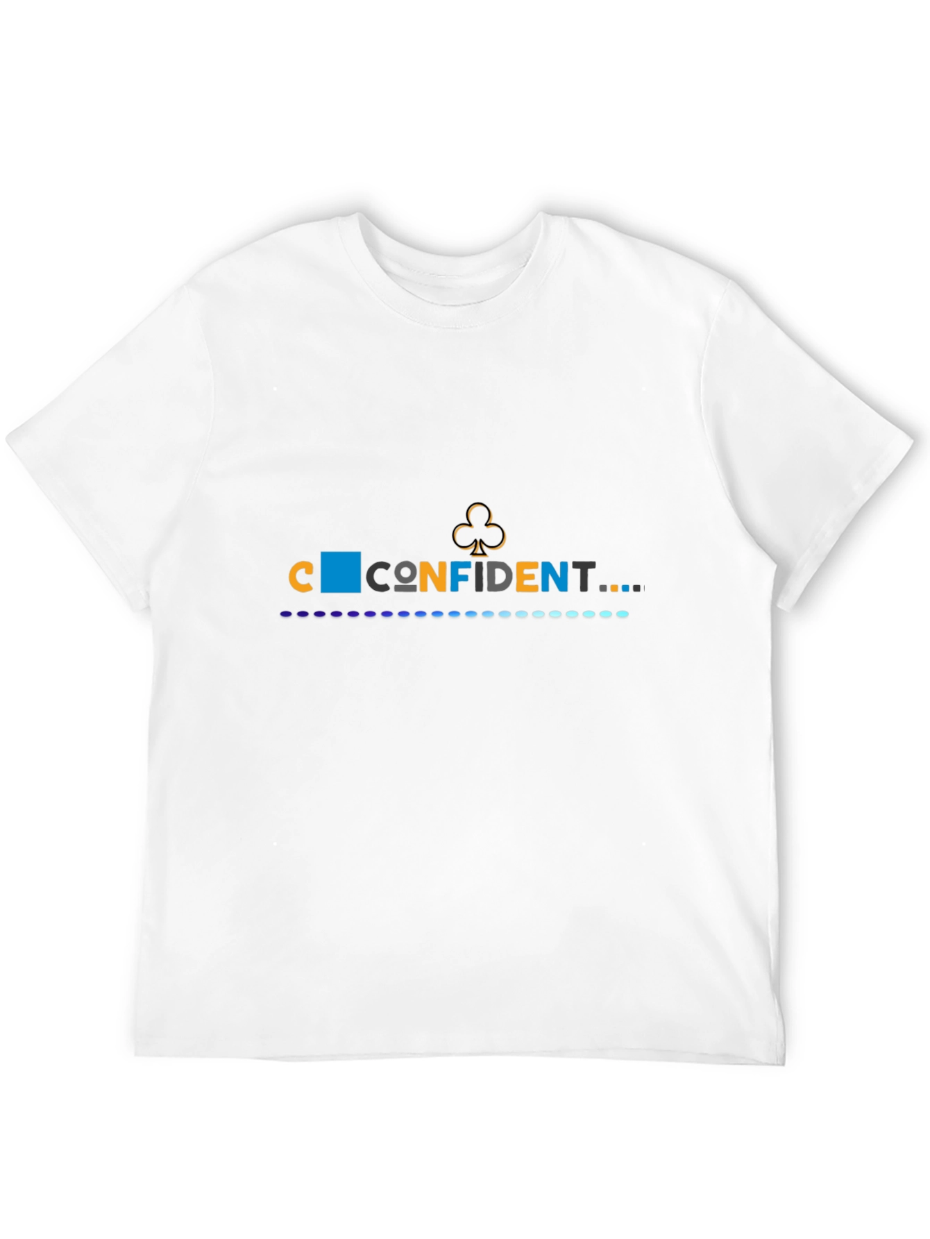 Black Confident Graphic Print Black T-Shirt view 12