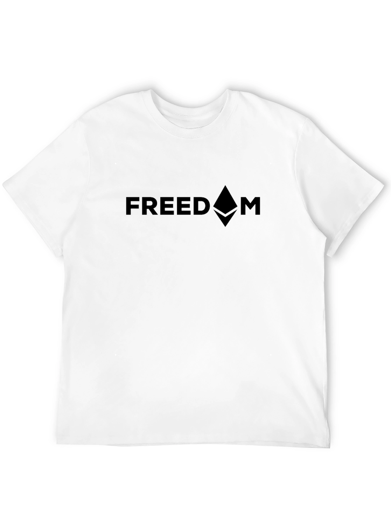 Black Freedom Ethereum Crypto Black T-Shirt view 12