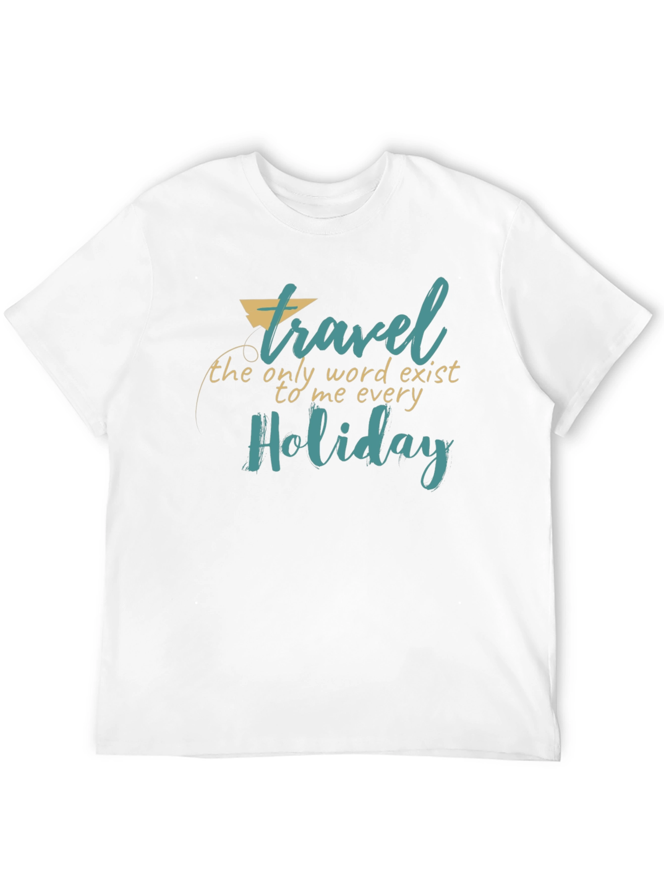 Black Travel Holiday Graphic Print Black T-Shirt view 12