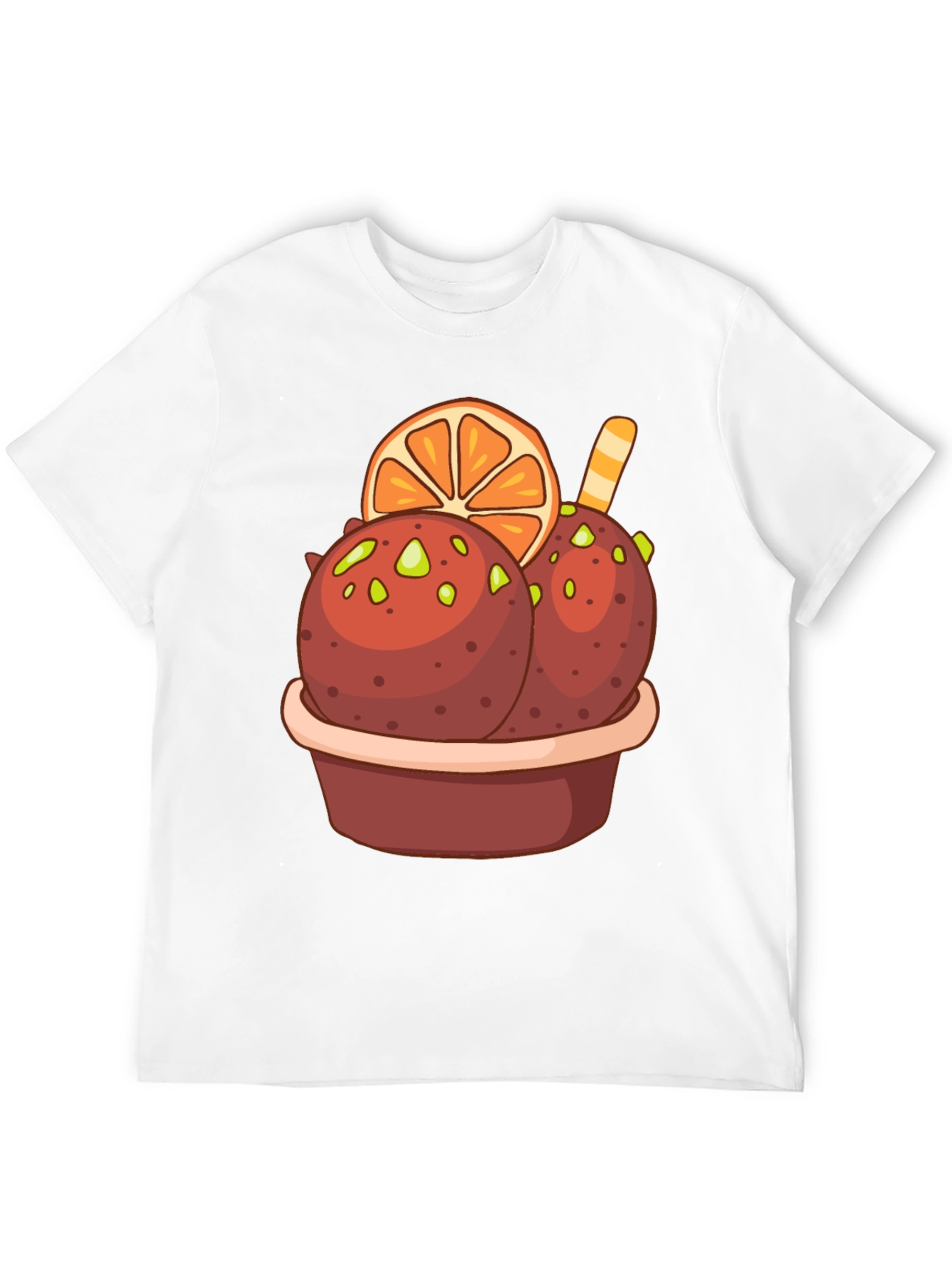 Black Ice Cream Dessert Graphic Tee view 12