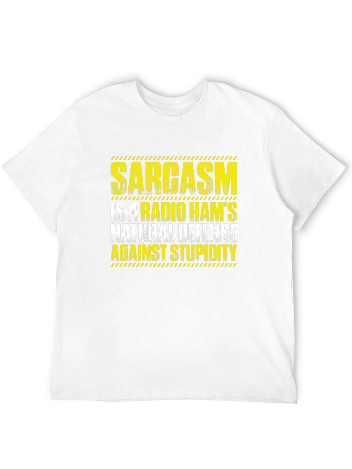 Black Sarcasm Radio Ham's Defense T-Shirt view 12