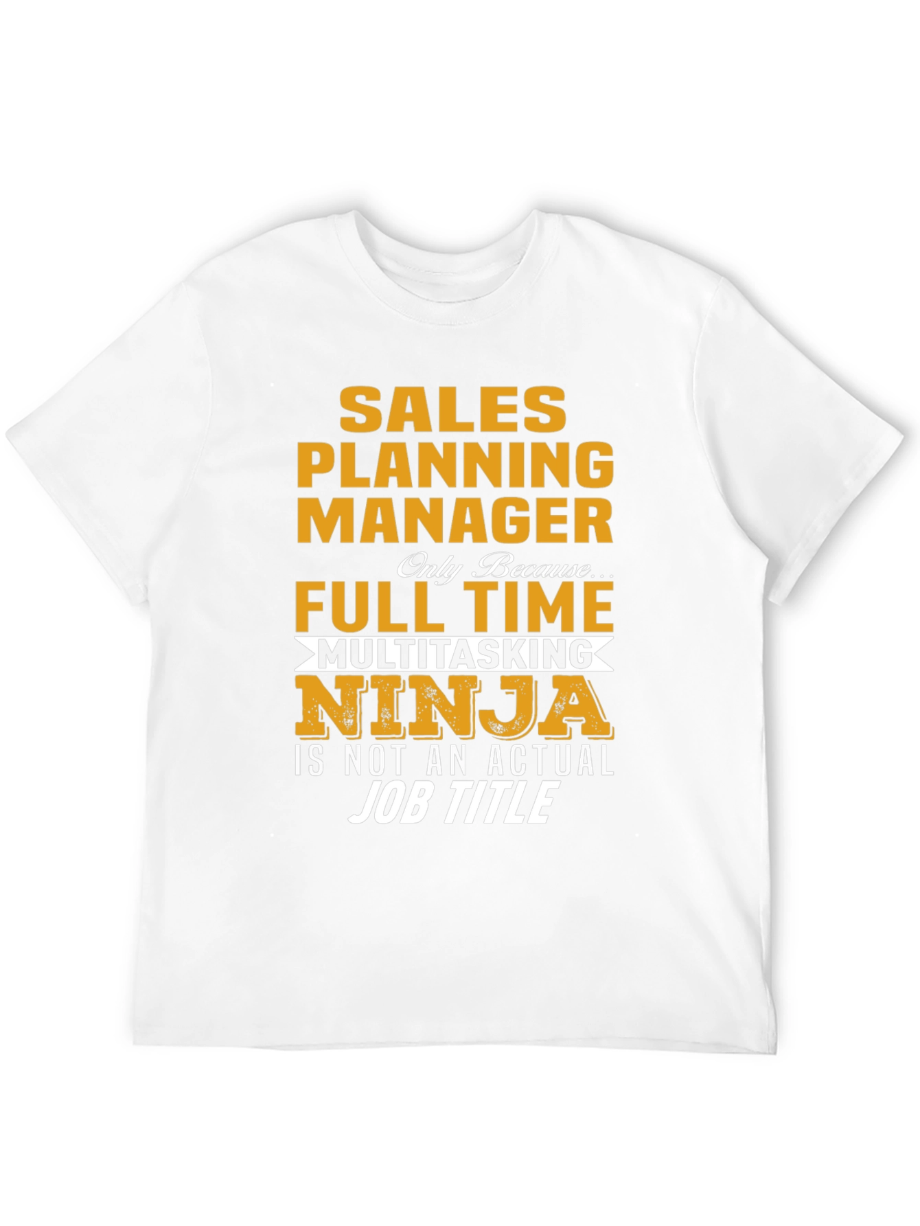 Black Sales Planning Manager T-Shirt view 12