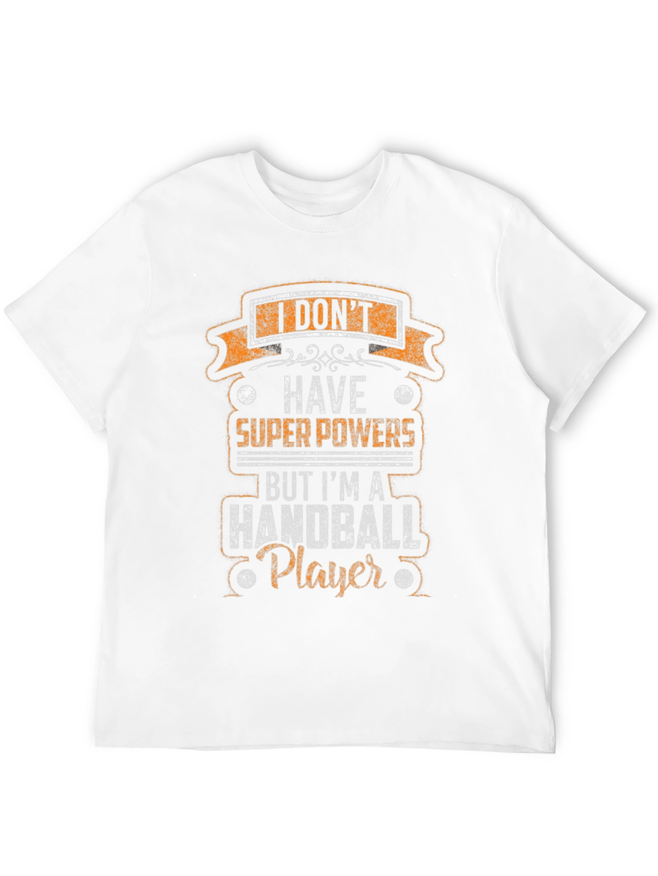 Black Handball Player Graphic T-Shirt - Funny Sport Tee view 12