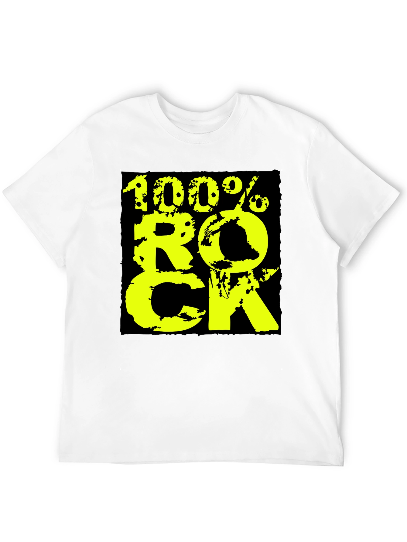 100% Rock Graphic Tee - Black - 12