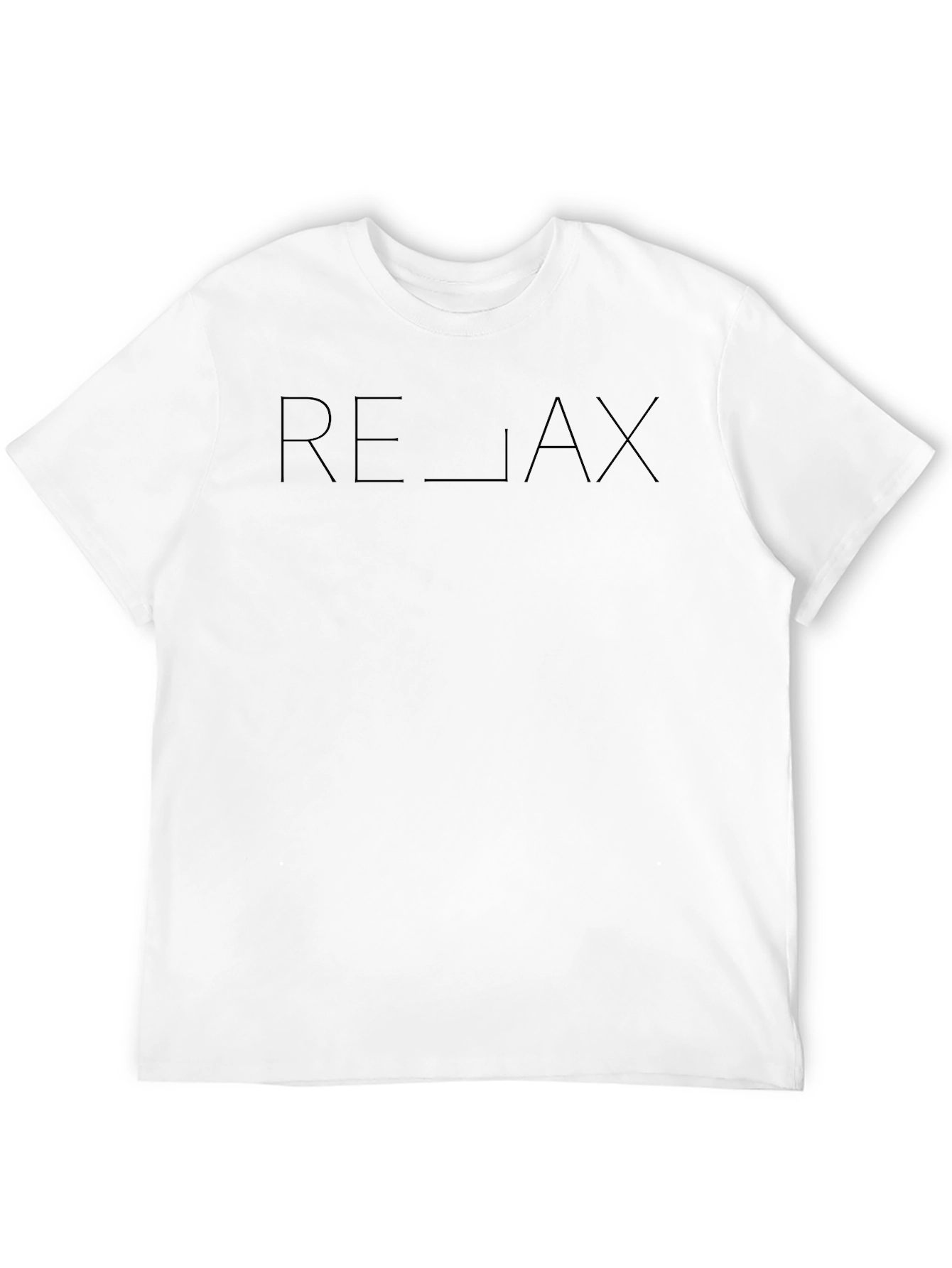 Black Relax Graphic Print Crew Neck T-Shirt - Black view 12