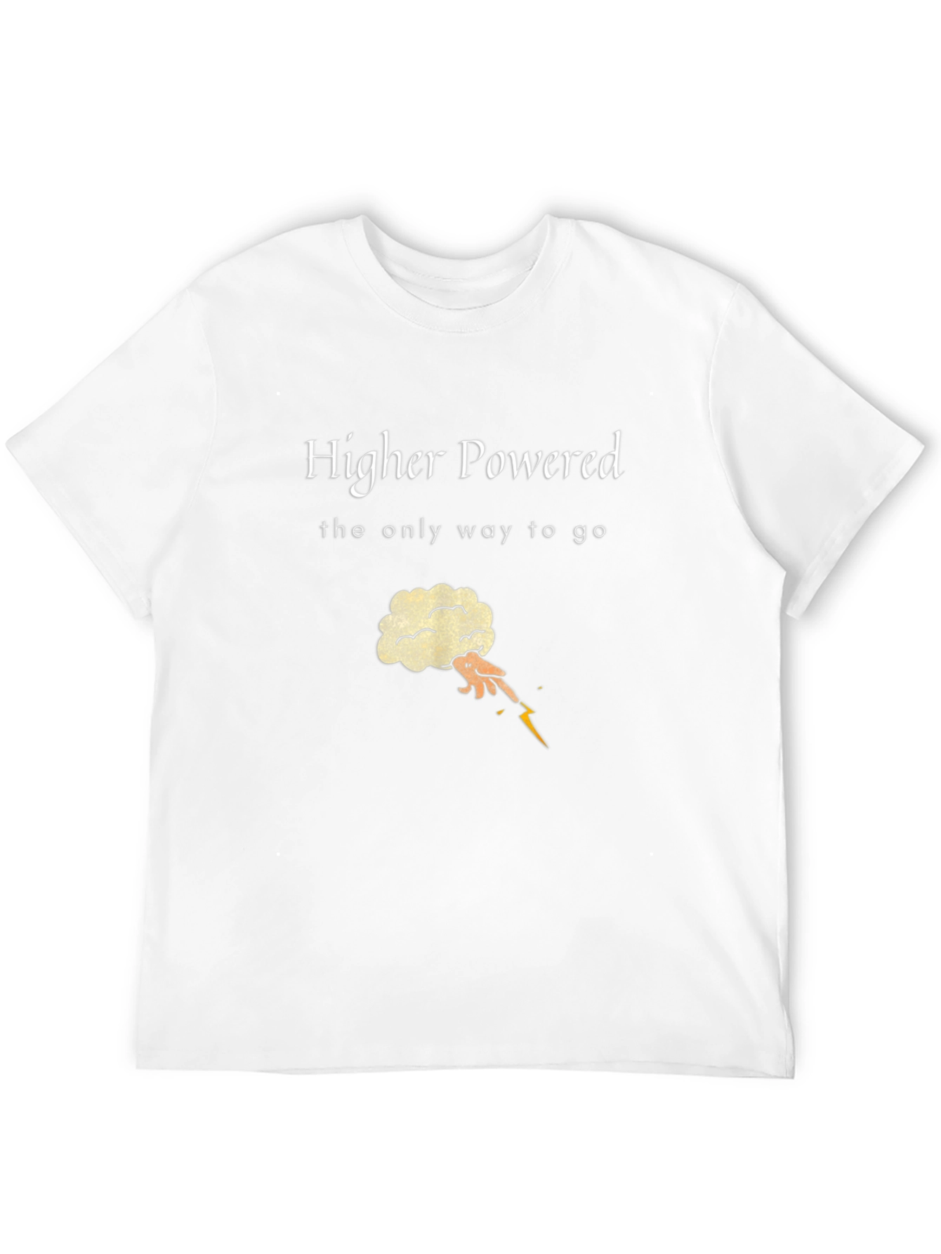 Black Higher Powered Graphic Tee - Stylish Black T-Shirt view 12