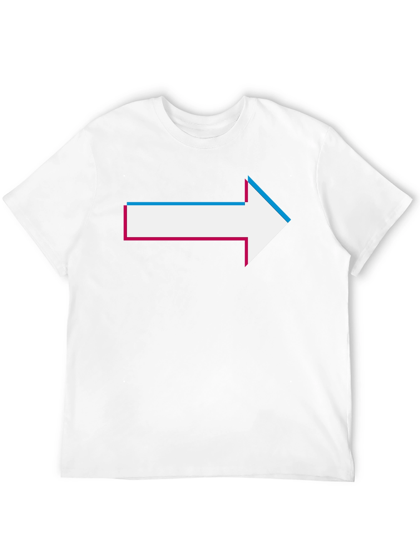 Black Arrow Graphic Tee - Casual Black T-Shirt view 12