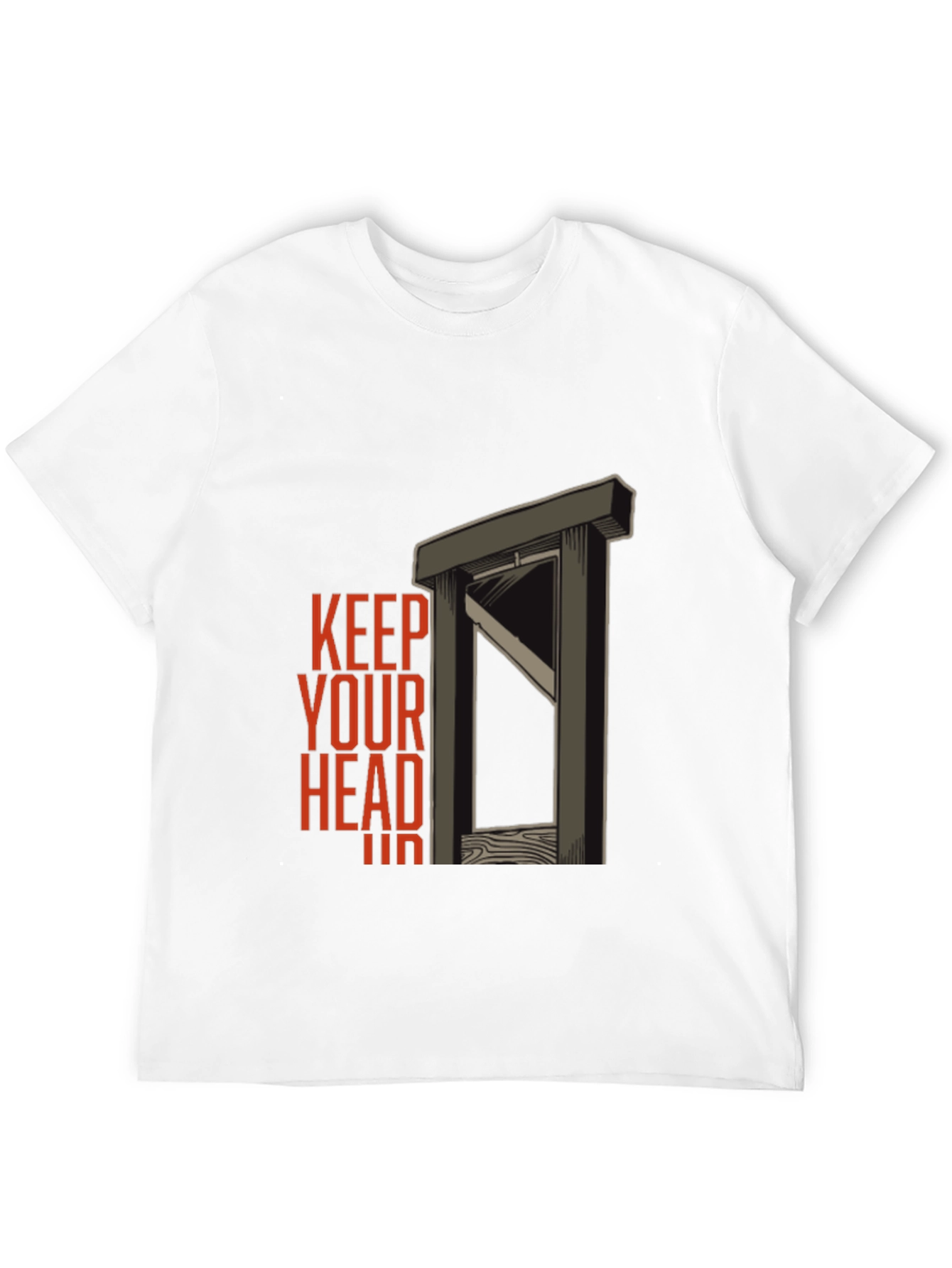 Black Keep Your Head Shirt - Dark Humor Graphic Tee view 12