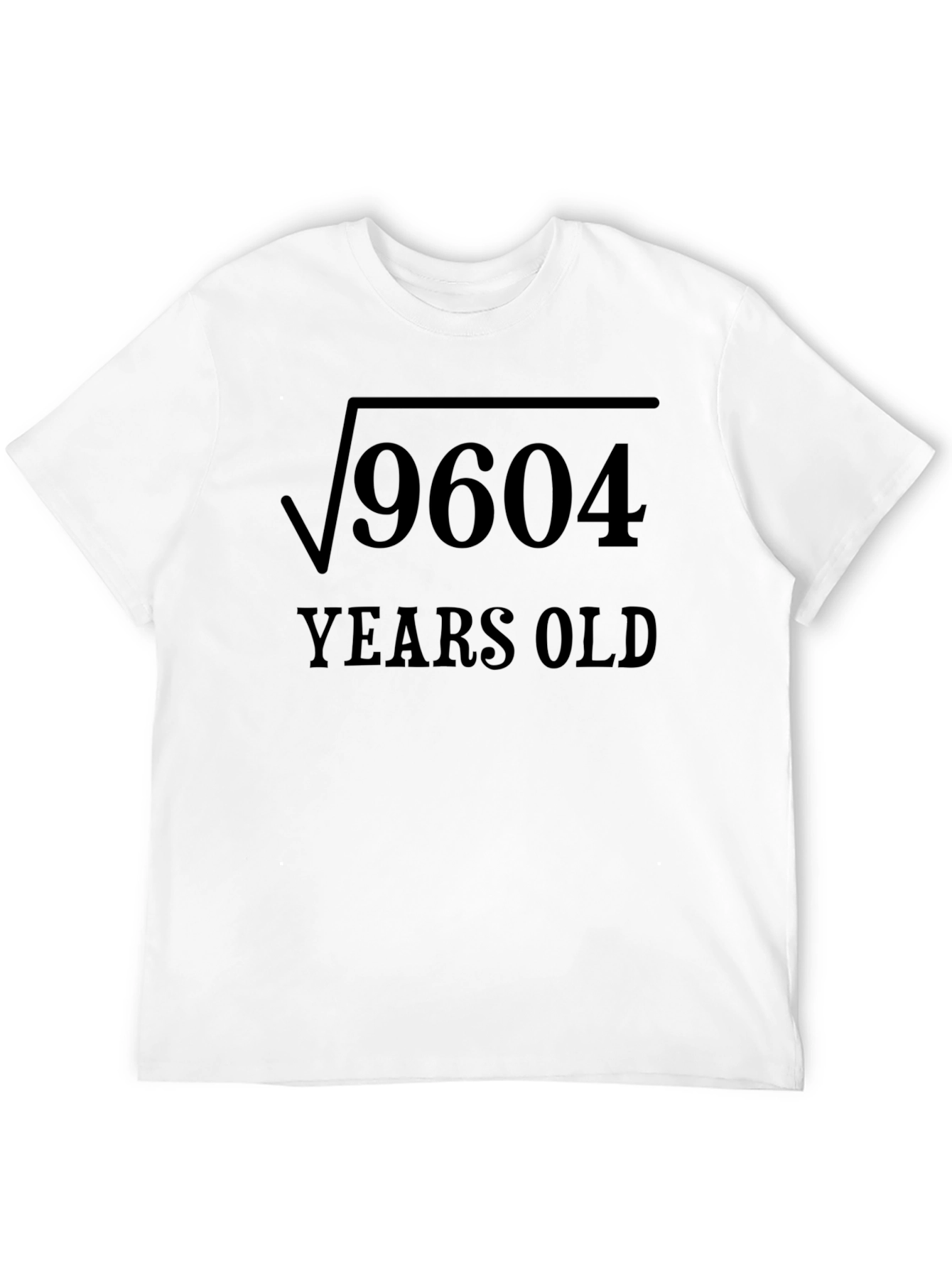 Black Funny Math Birthday T-Shirt - Square Root 9604 view 12