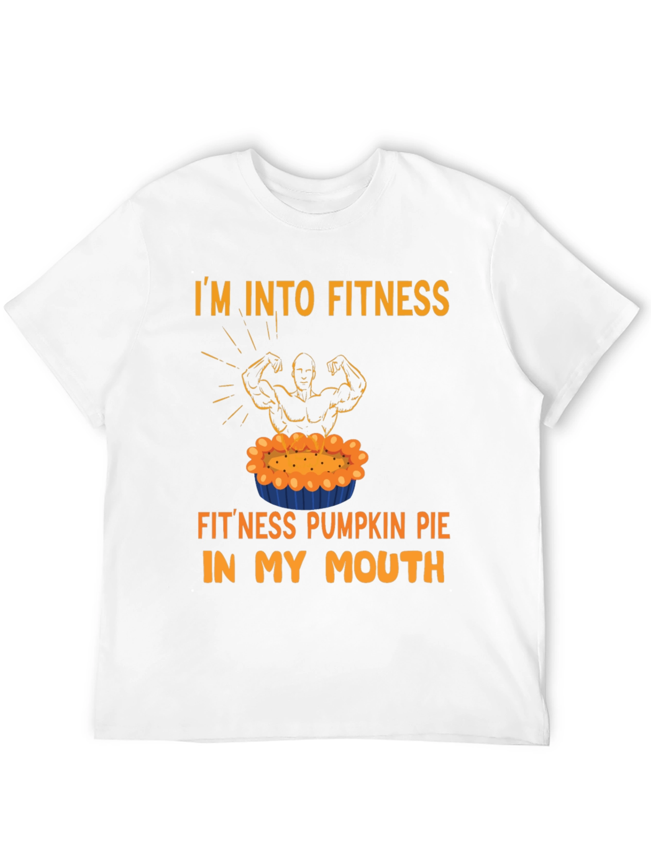 Black Fitness Pumpkin Pie T-Shirt view 12