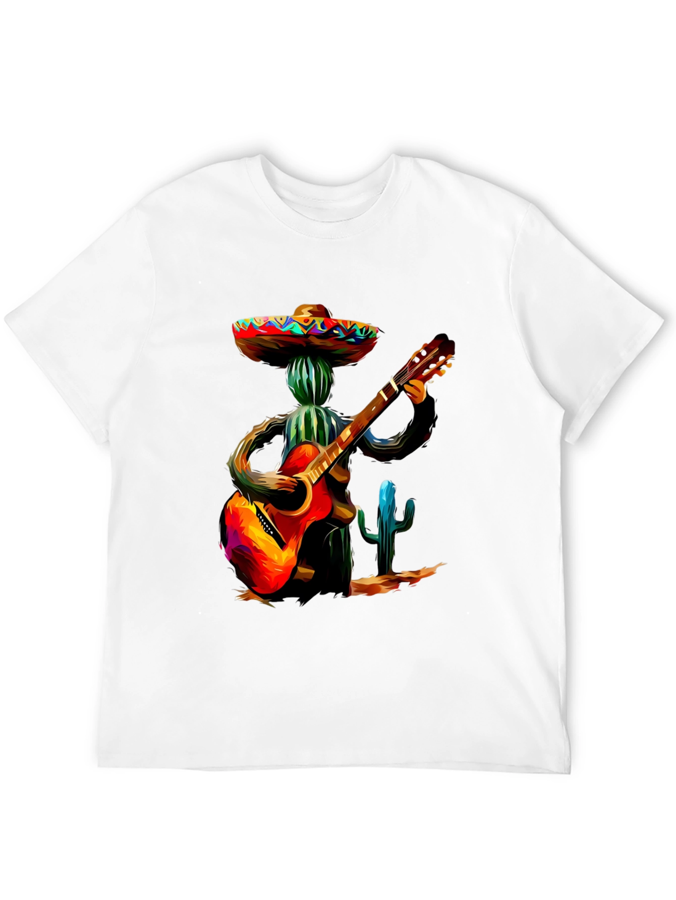 Black Cactus Mariachi T-Shirt view 12