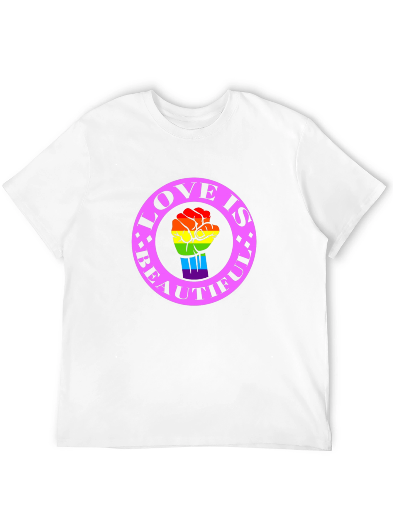 Black Love Is Beautiful Pride T-Shirt view 12