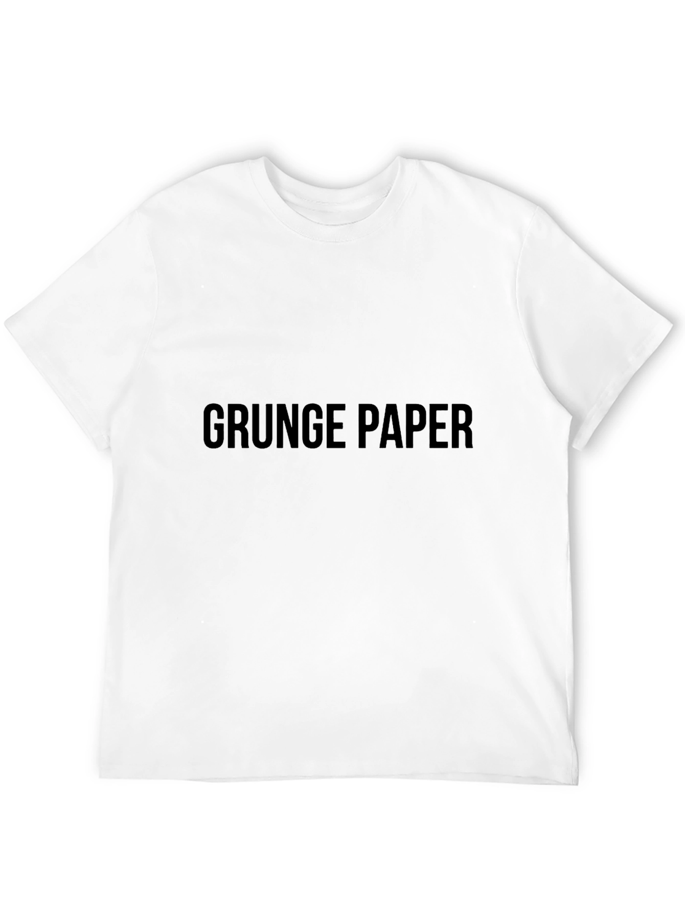 Black Grunge Paper Black T-Shirt view 12
