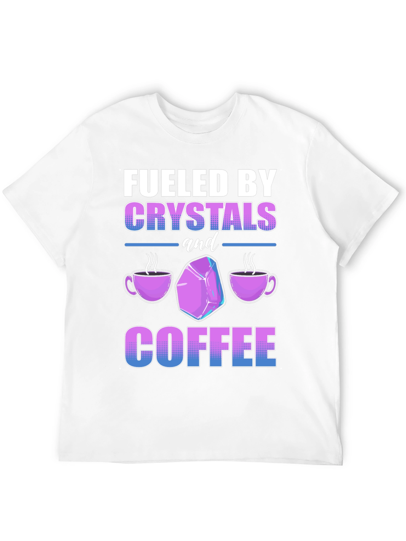 Fueled By Crystals and Coffee Graphic Tee - 12