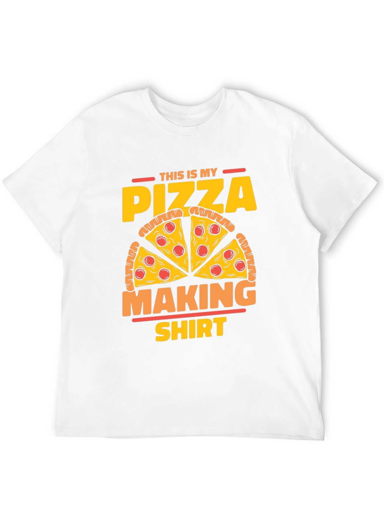 Black Pizza Making T-Shirt - Funny Graphic Tee view 12