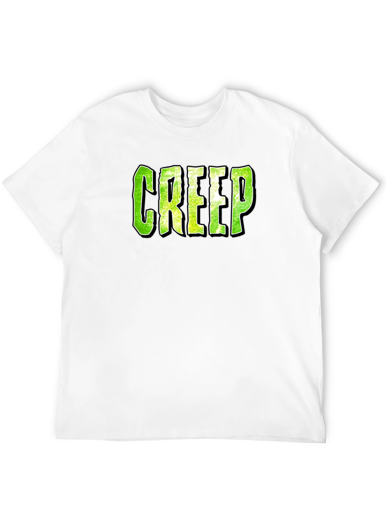Black Creep Graphic Print Black T-Shirt view 12