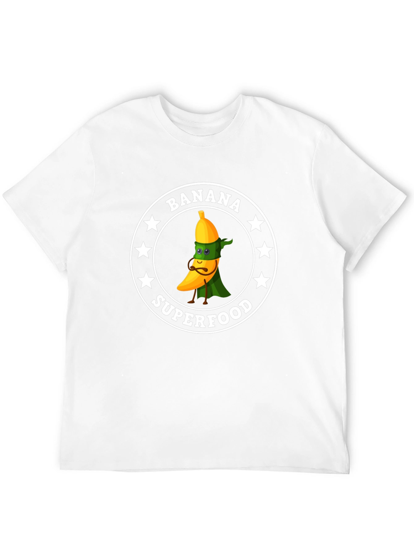 Black Banana Superfood T-Shirt - Funny Cartoon Fruit Tee view 12