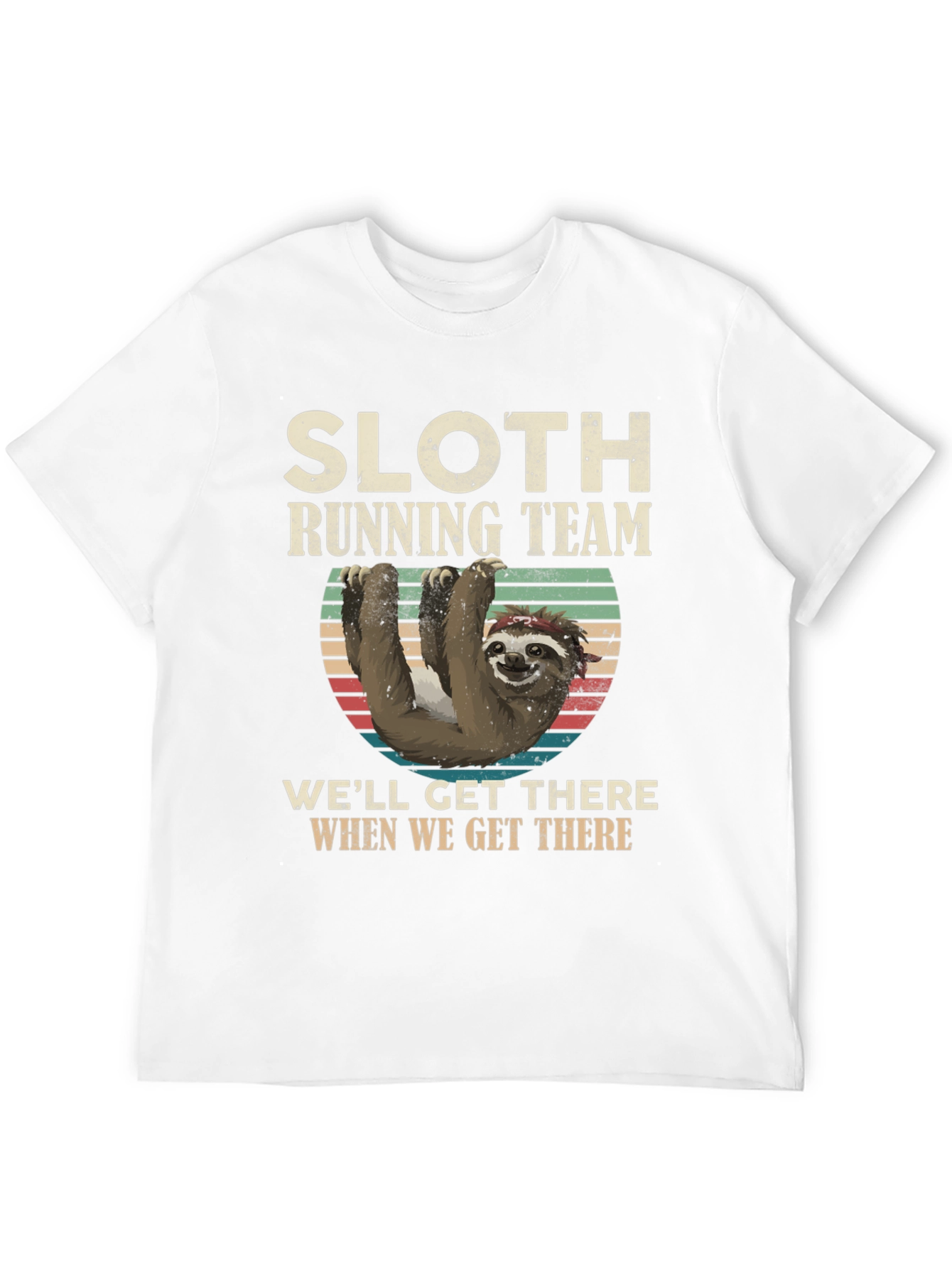 Black Sloth Running Team T-Shirt - Funny & Comfortable view 12
