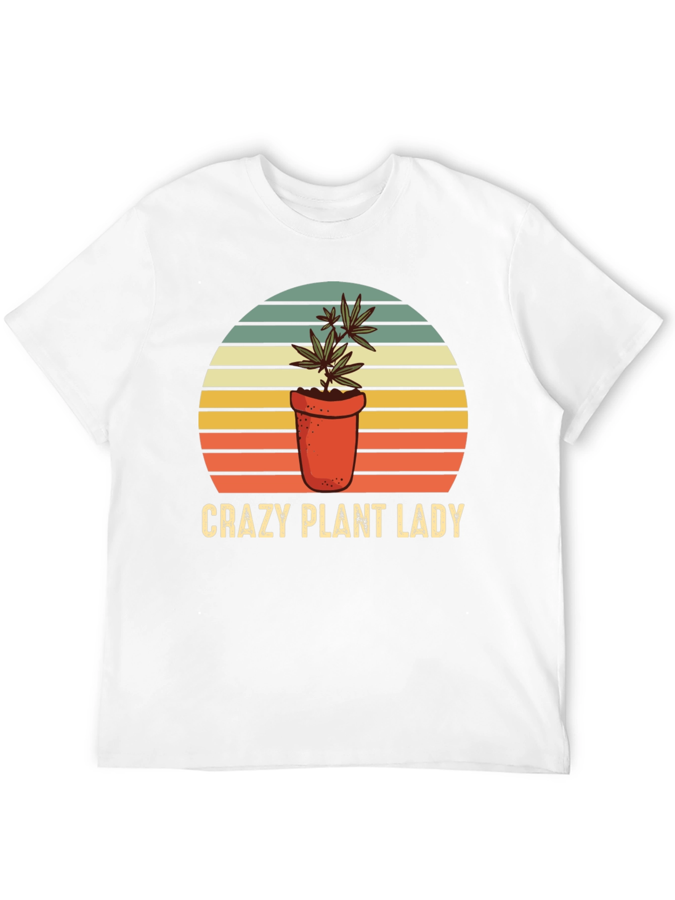 Black Crazy Plant Lady T-Shirt - Novelty Tee view 12
