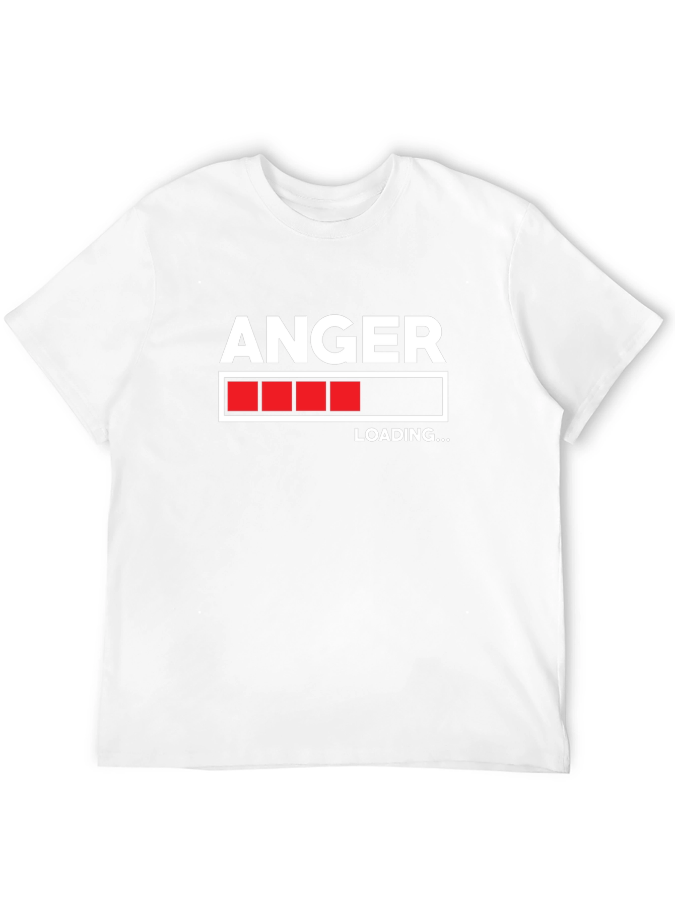 Black Anger Loading Black T-Shirt Funny Graphic Tee view 12