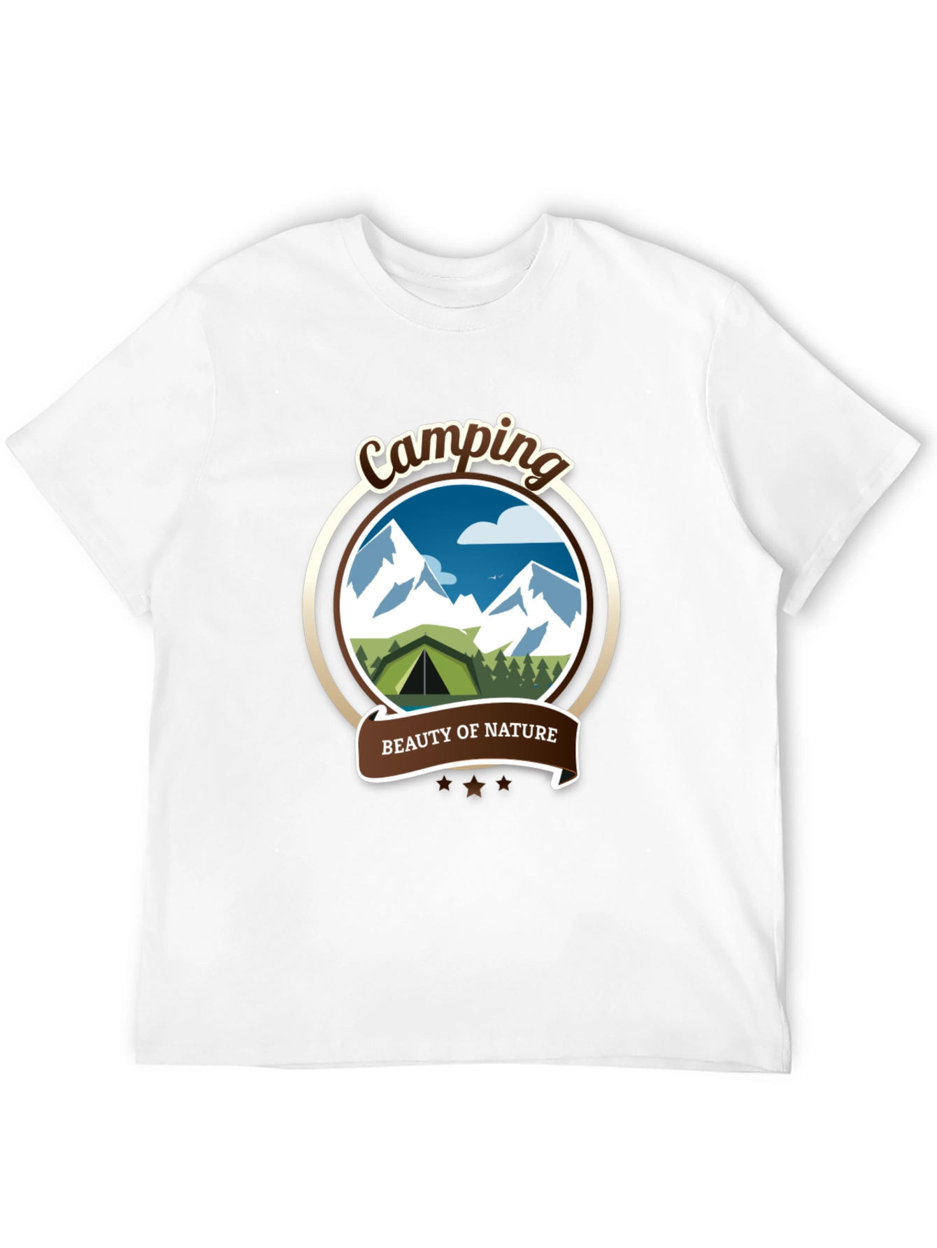 Black Camping Beauty of Nature Graphic Tee view 12