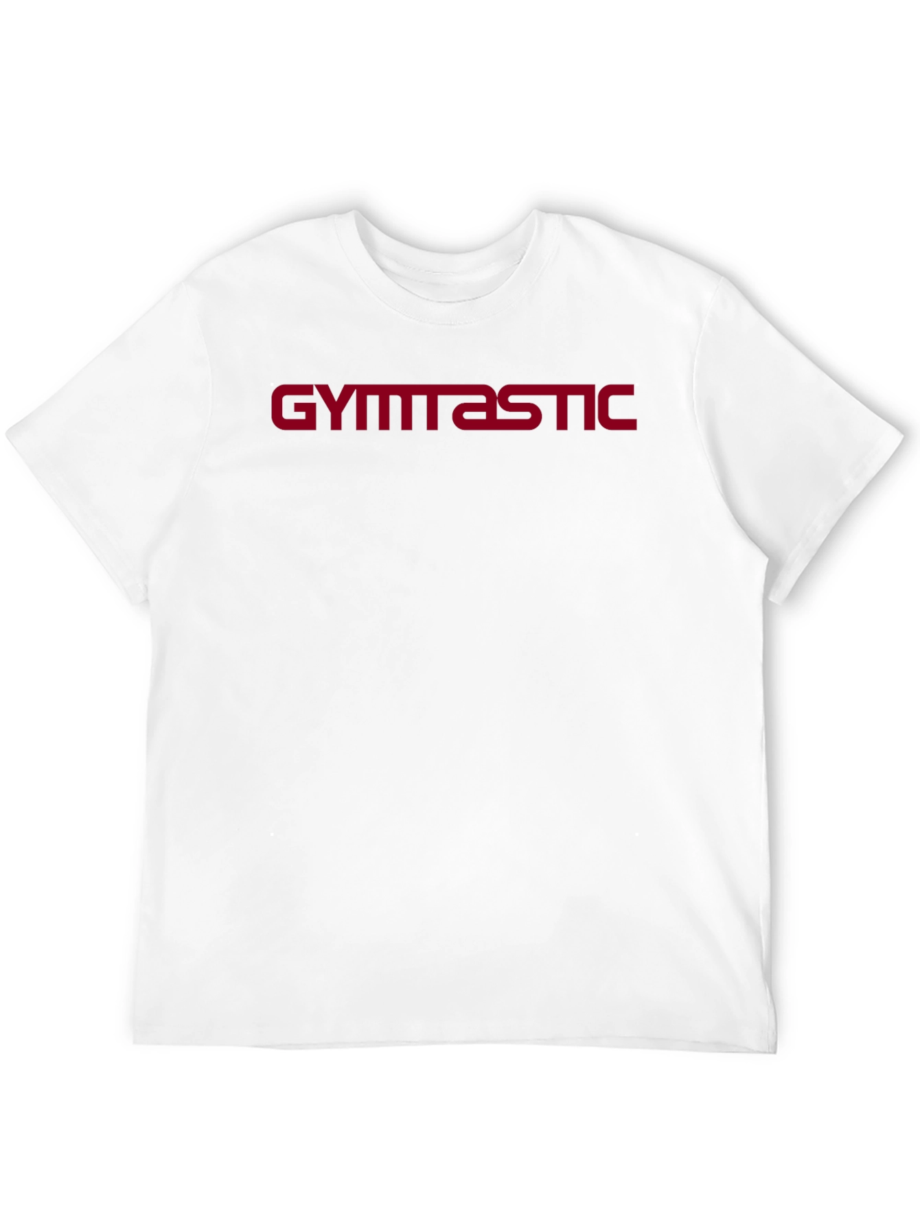 Black Gymnastic T-Shirt - Sporty Red Print view 12