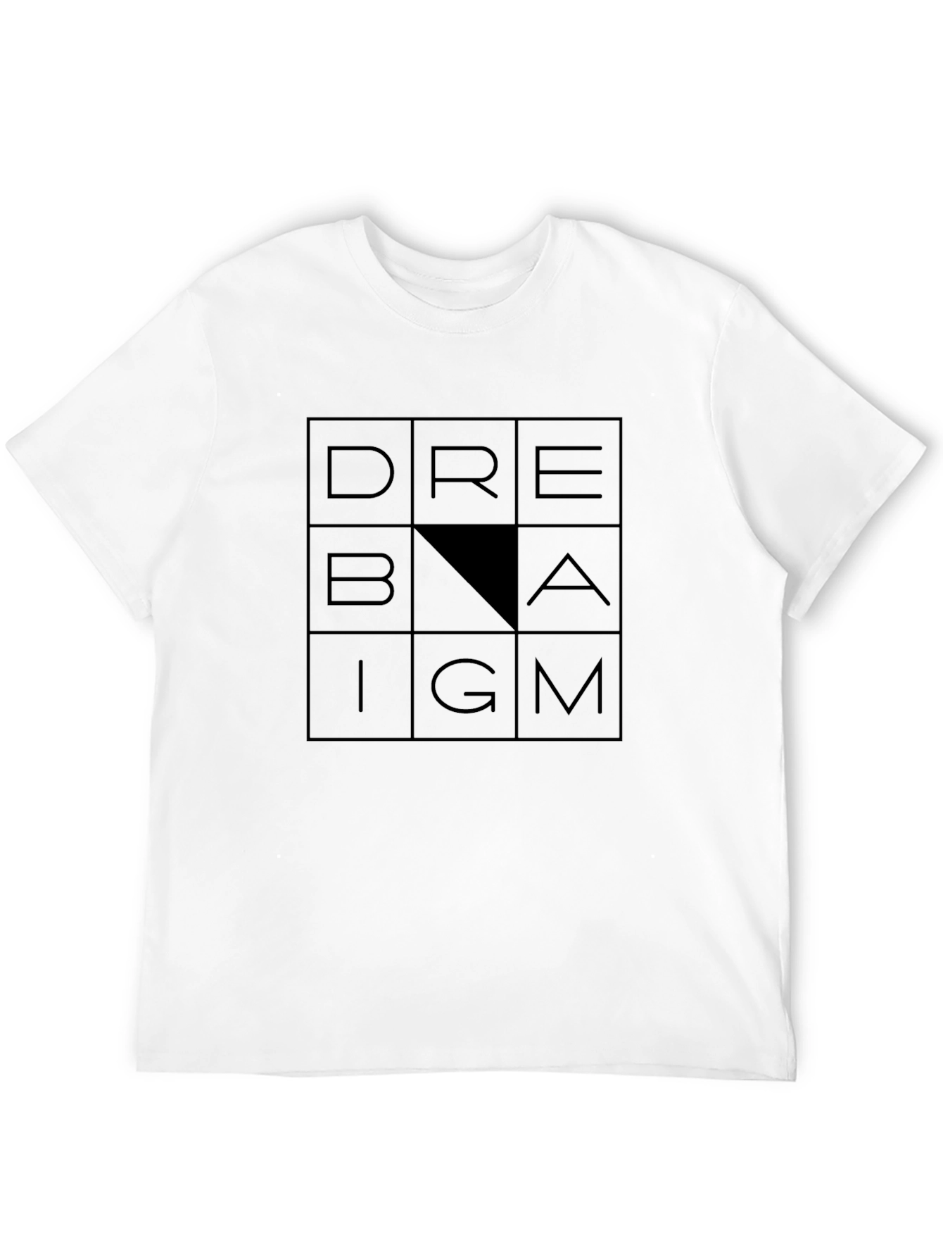 Black DREAM Graphic Tee - Modern Design, Soft Cotton Blend view 12